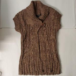 Willi Smith Cable Knit Sweater Cardigan